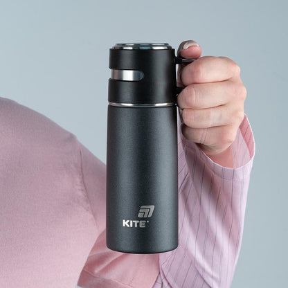 Термос Kite 350 мл чорний K25-1223-1
