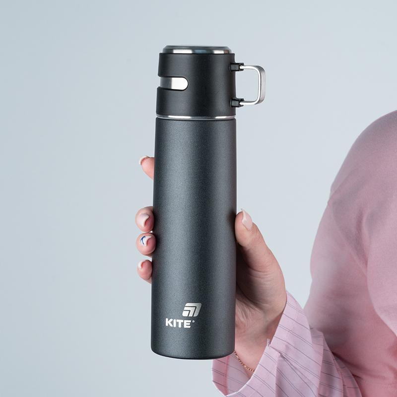 Термос Kite 500 мл чорний K25-1224-1