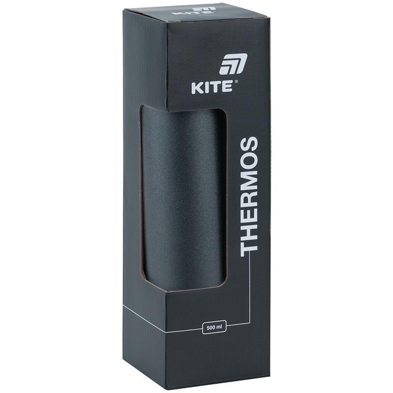 Термос Kite 500 мл чорний K25-1224-1