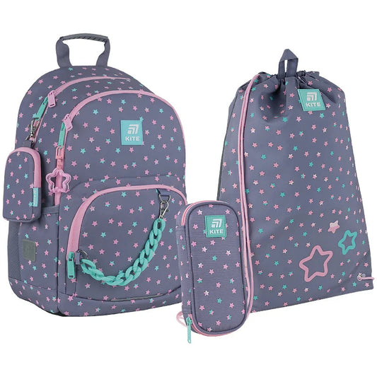 Шкільний набір Kite Education Kawaii Stars SET_K25-585M-2