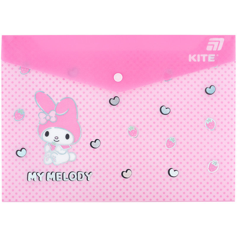 Папка на кнопці Kite My Melody А4 HK25-244-3