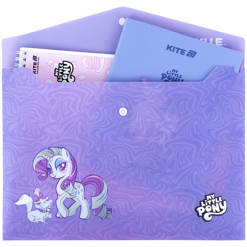 Папка на кнопці Kite My Little Pony LP25-244, A4