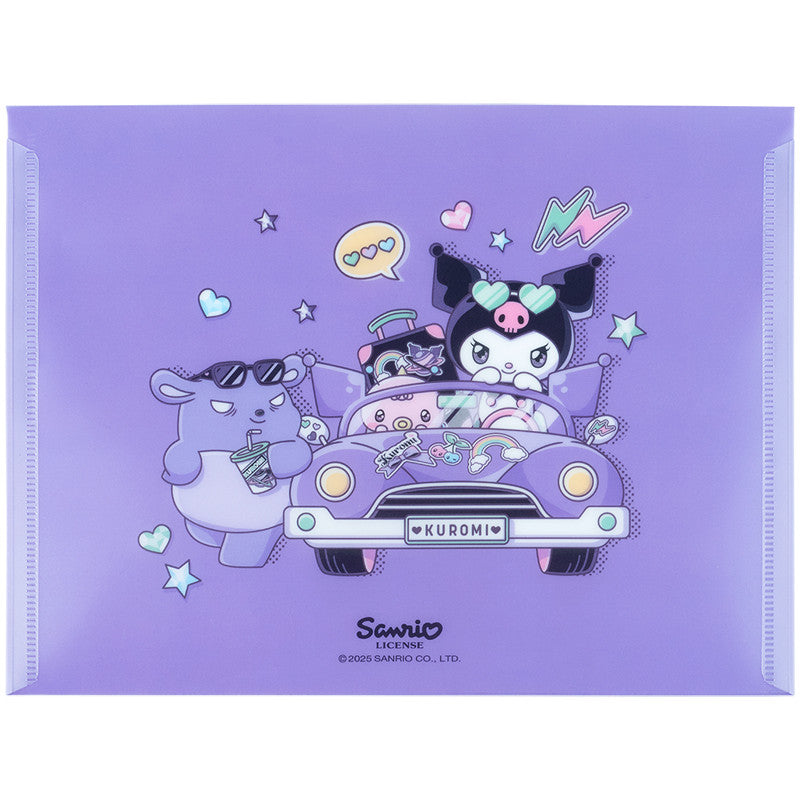 Папка на кнопці Kite Kuromi HK25-245-1, А5