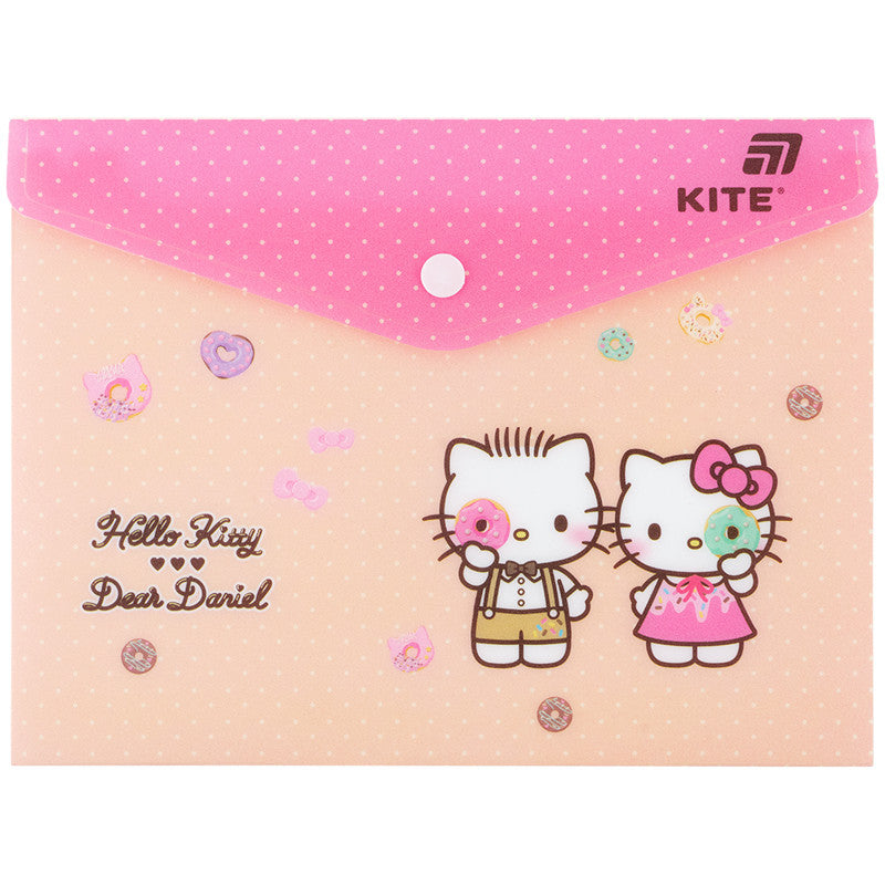 Папка на кнопці Kite Hello Kitty HK25-245-2, А5