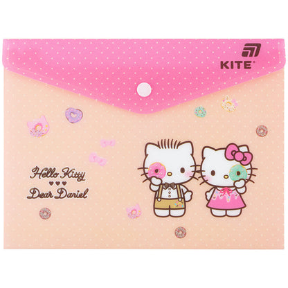 Папка на кнопці Kite Hello Kitty HK25-245-2, А5