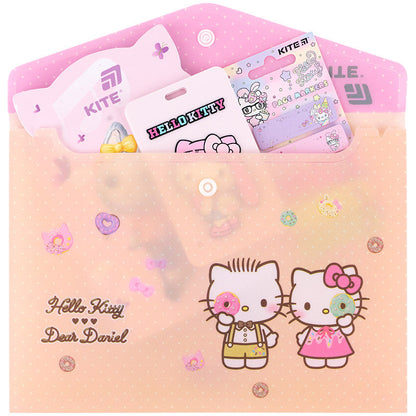Папка на кнопці Kite Hello Kitty HK25-245-2, А5