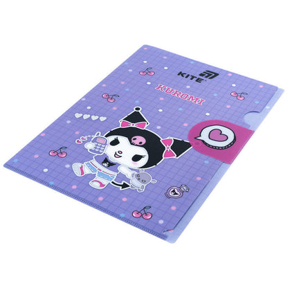 Папка-куточок з клапаном Kite Kuromi HK25-248-1, A4