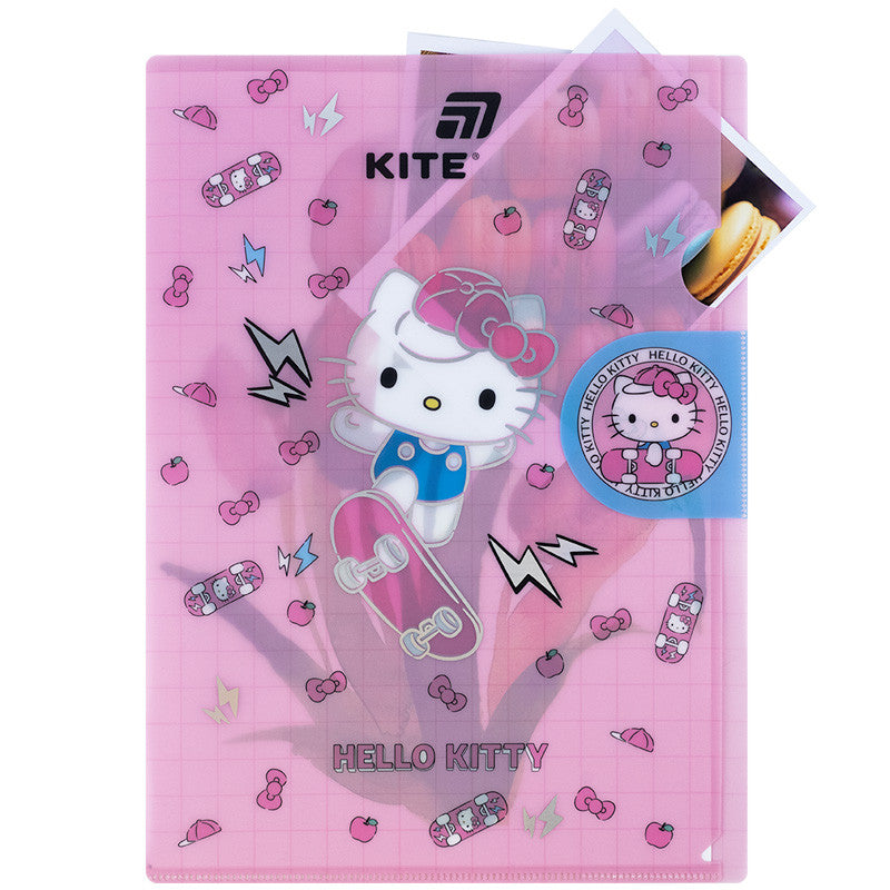 Папка-куточок з клапаном Kite Hello Kitty HK25-248-4, A4
