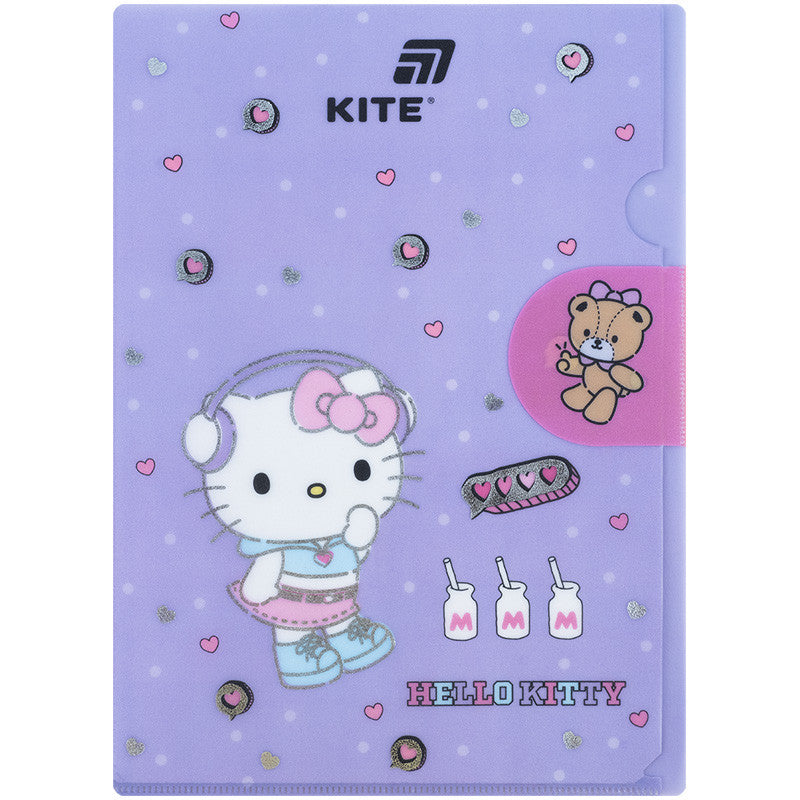 Папка-куточок з клапаном Kite Hello Kitty HK25-248-5, A4