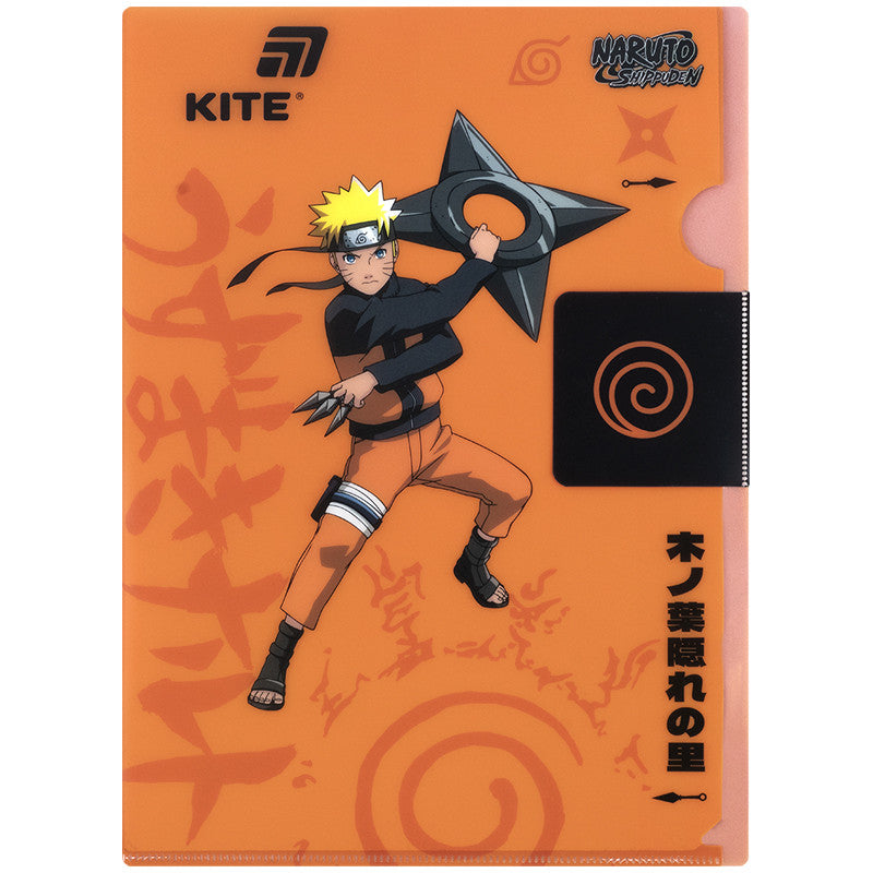 Папка-куточок з клапаном Kite Naruto NR25-248, A4