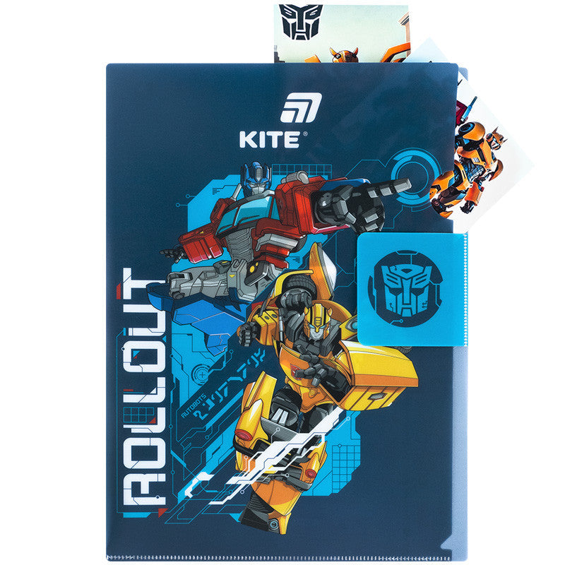 Папка-куточок з клапаном Kite Transformers TF25-248, A4