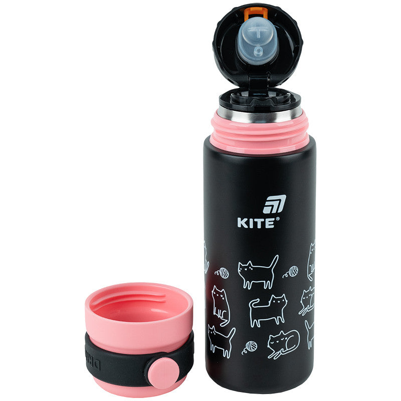 Термос Kite 500 мл Чорний K25-1222-3