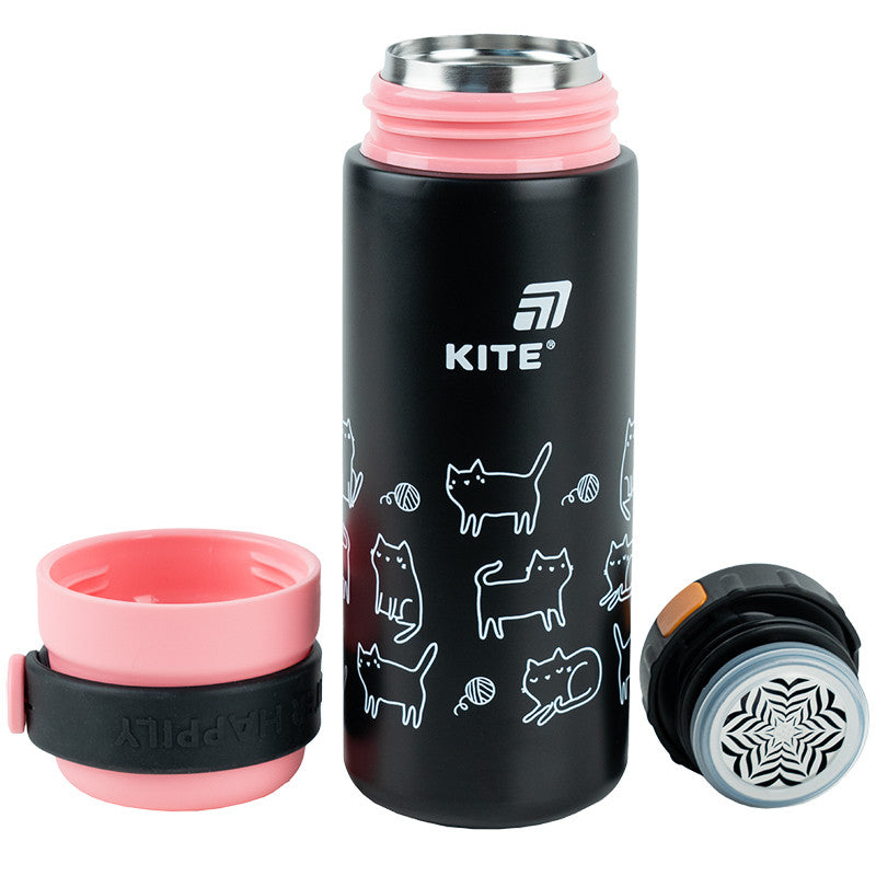 Термос Kite 500 мл Чорний K25-1222-3