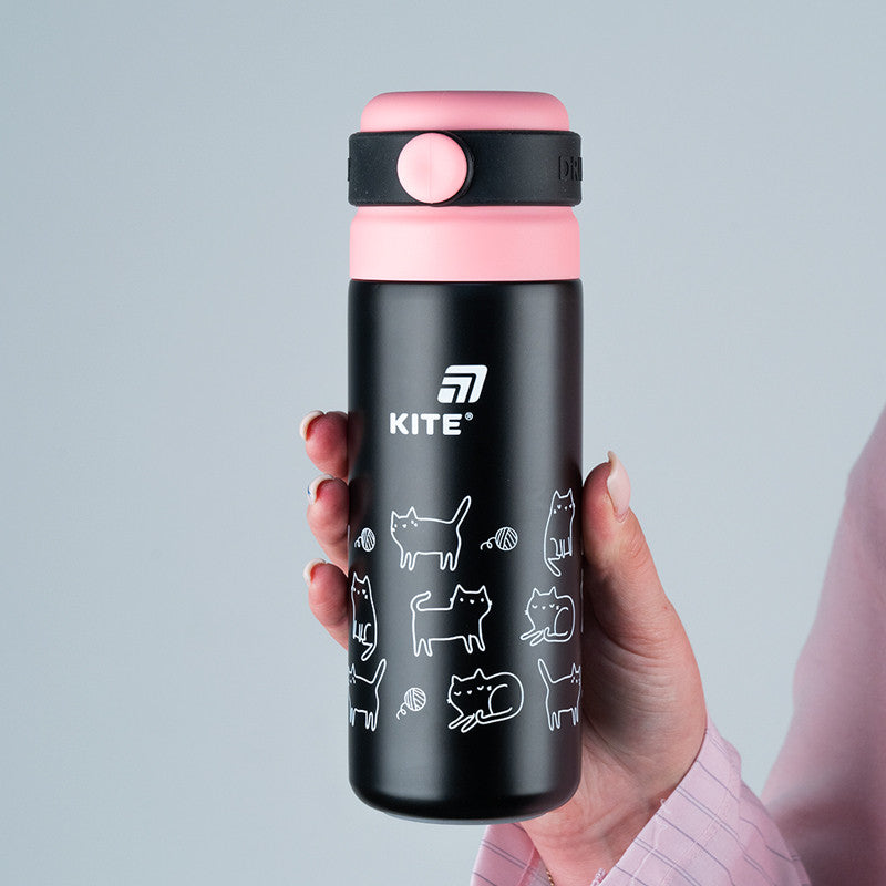 Термос Kite 500 мл Чорний K25-1222-3