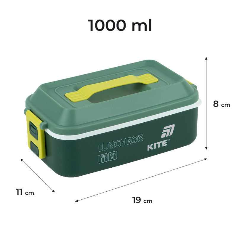 Ланчбокс Kite 1000 мл Зелений K25-1183-3