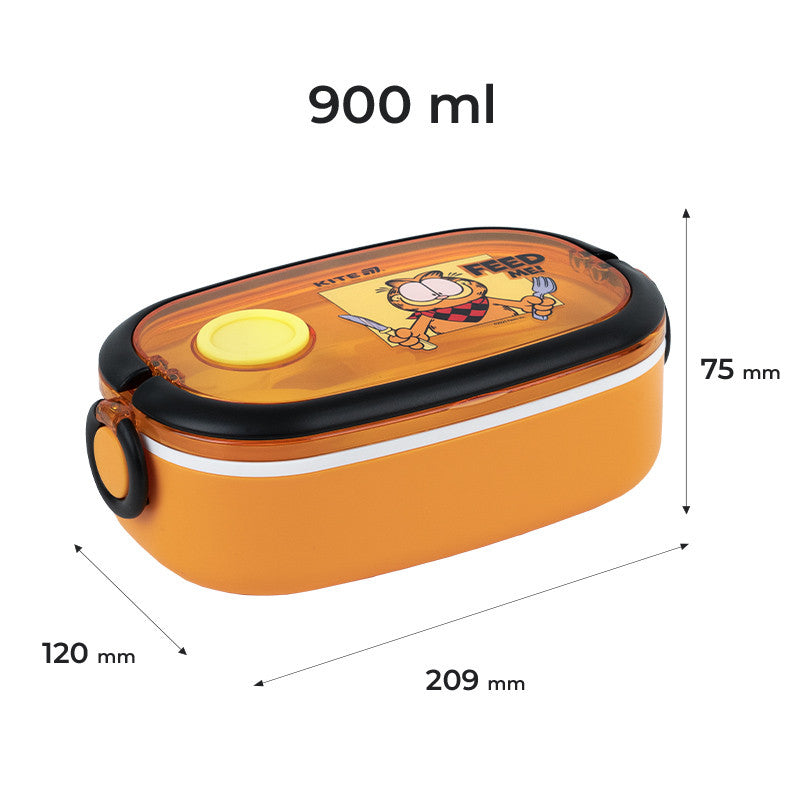 Ланчбокс Kite Garfield 900 мл GF25-1180
