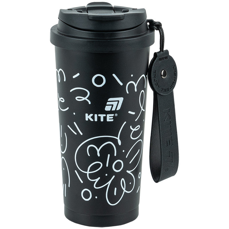 Термокружка Kite 550 мл Чорна K25-1226-1