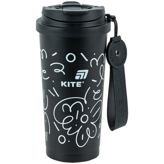 Термокружка Kite 550 мл Чорна K25-1226-1