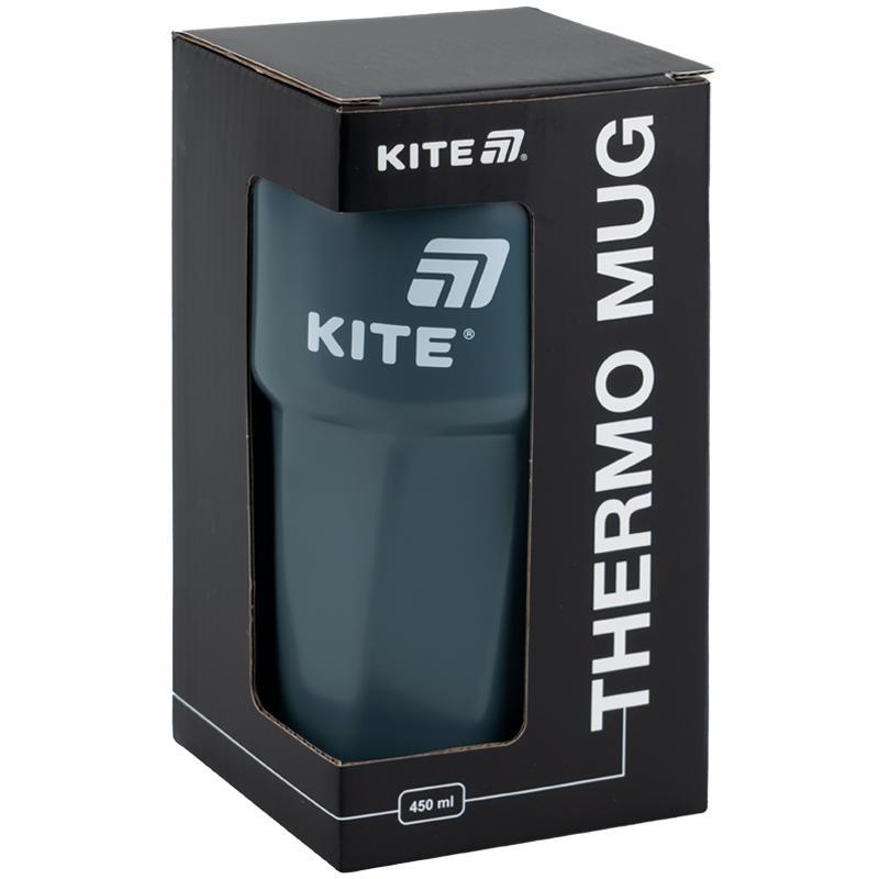 Термокружка Kite 450 мл сіра K25-1220-1