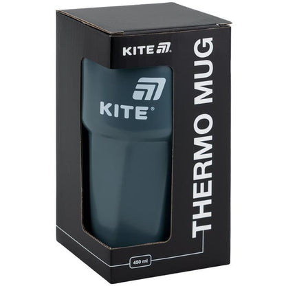 Термокружка Kite 450 мл сіра K25-1220-1