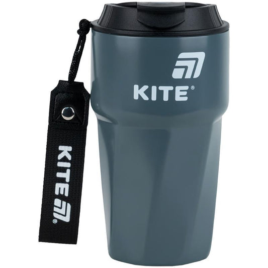 Термокружка Kite 450 мл сіра K25-1220-1