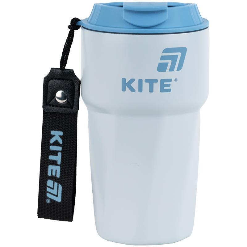 Термокружка Kite 450 мл сіро-блакитна K25-1220-2