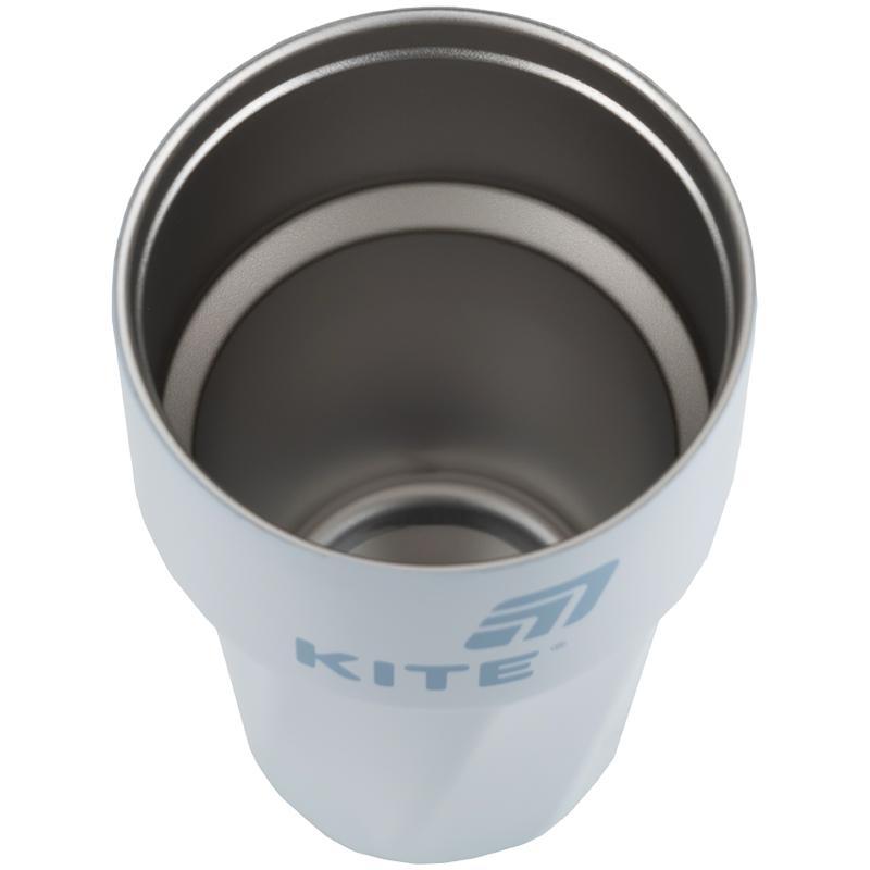 Термокружка Kite 450 мл сіро-блакитна K25-1220-2