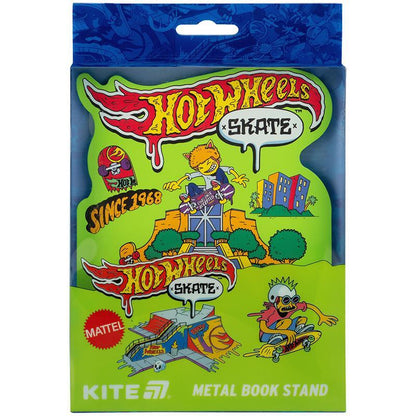 Металева підставка для книг Kite Hot Wheels HW25-392