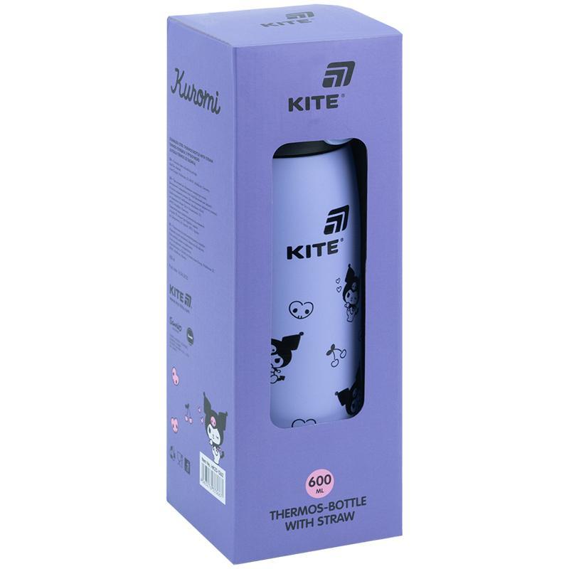 Термос з трубочкою Kite Kuromi HK25-1262