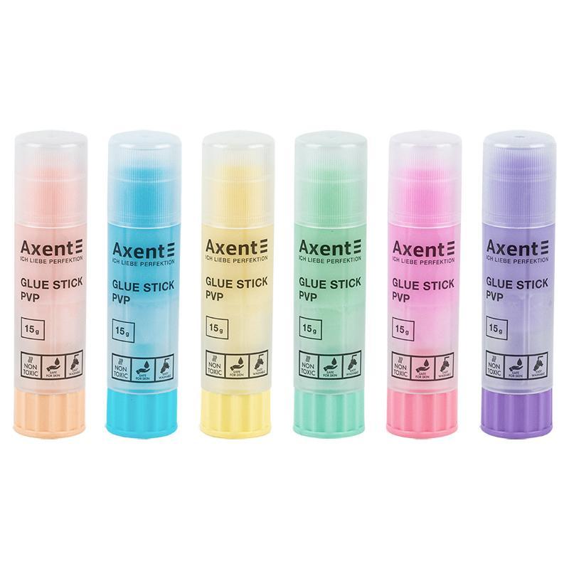 Клей-карандаш Axent Pastelini PVP 15 г 7142-a
