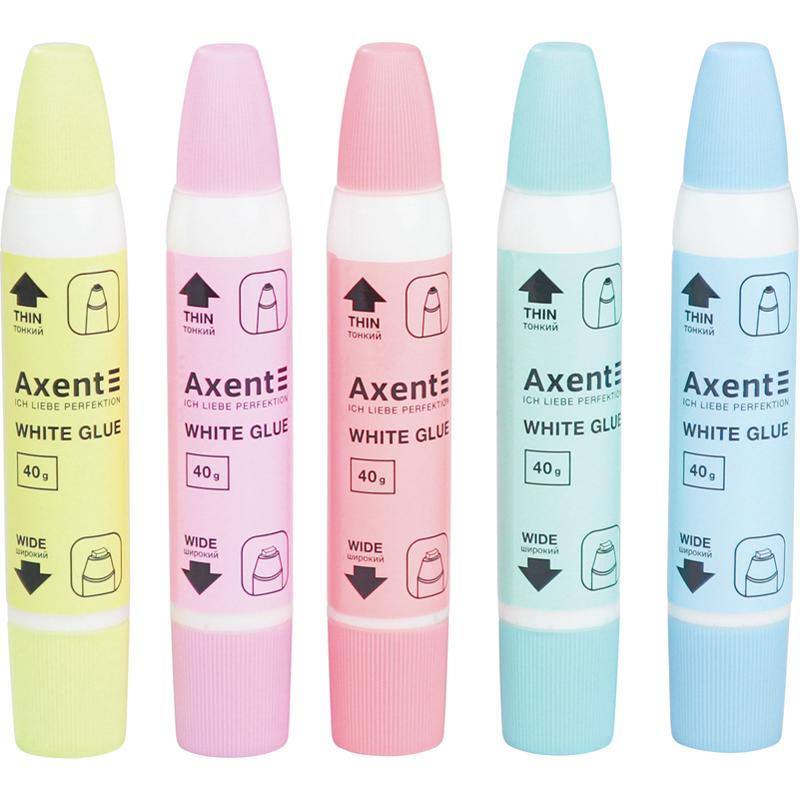 Канцелярський клей ПВА Axent 40г 7202-А