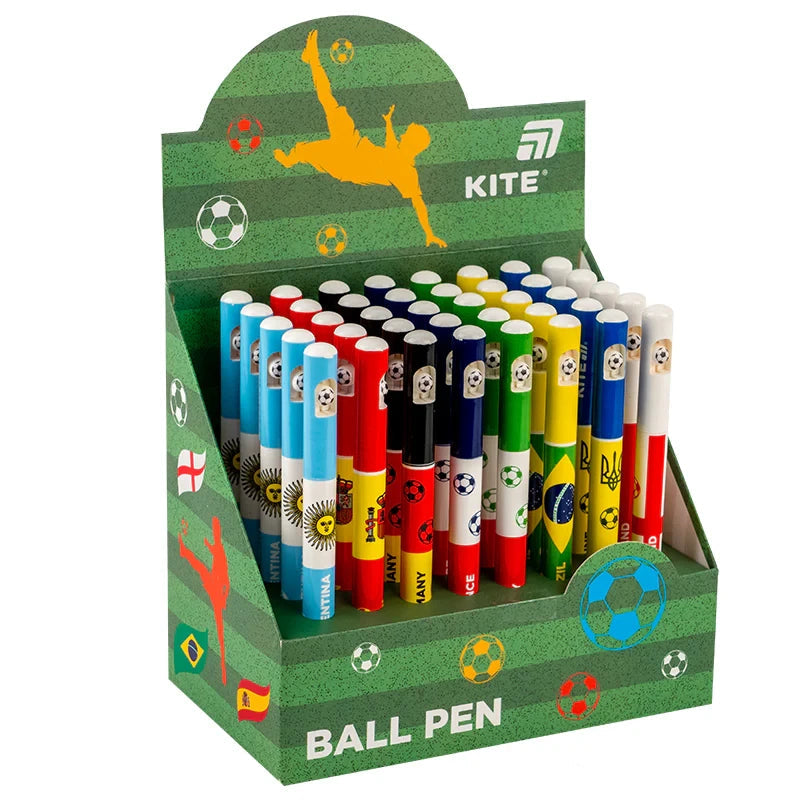 Ручка кулькова автоматична Football nations K25-029