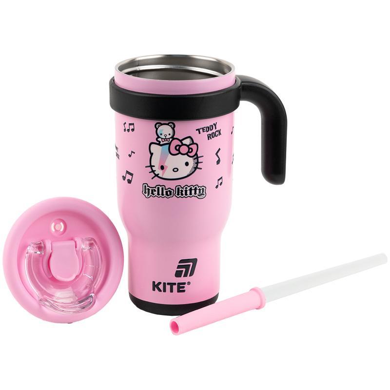Термокухоль з трубочкою Kite 530 мл Hello Kitty HK25-1266