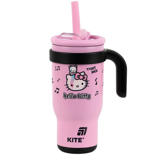 Термокухоль з трубочкою Kite 530 мл Hello Kitty HK25-1266