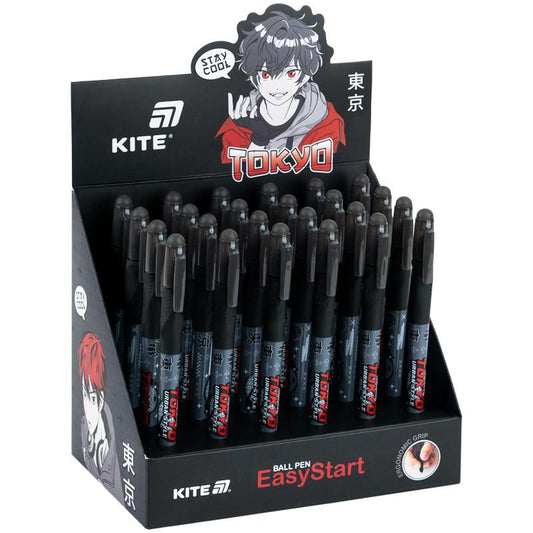 Ручка кулькова синя Kite EasyStart Tokyo K26-099-2