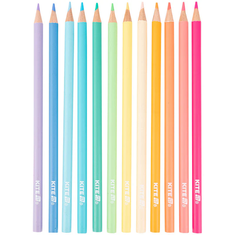 Олівці кольорові Kite Creative Pastel 12 кольорів K-451