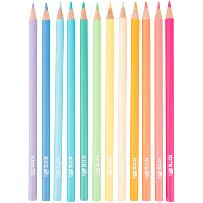Олівці кольорові Kite Creative Pastel 12 кольорів K-451