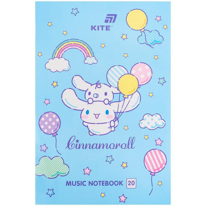 Зошит для нот Kite Cinnamoroll, A4, 20 аркушів, CR26-404