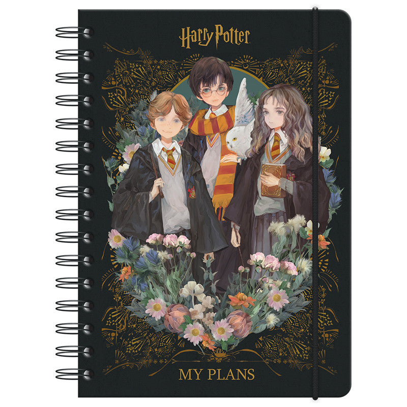 Щоденник на спіралі Kite Harry Potter тверда обкладинка HP23-438