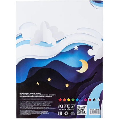 Картон кольоровий односторонній Kite А5 K24-1257
