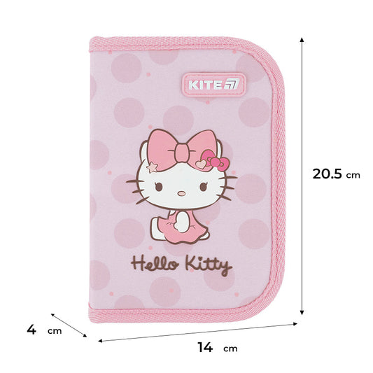 Пенал без наповнення Kite Hello Kitty HK26-621-1, 1 відділення, 1 відворот
