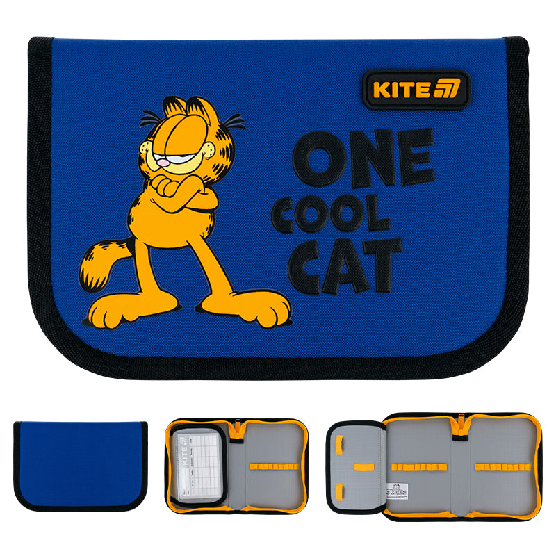 Пенал без наповнення Kite Garfield GF26-621, 1 відділення, 1 відворот