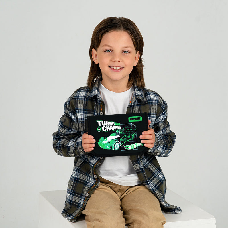 Пенал без наповнення Kite Hot Wheels HW26-621, 1 відділення, 1 відворот