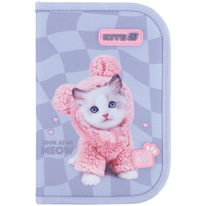 Пенал без наповнення Kite Studio Pets SP26-622, 1 відділення, 2 відвороти