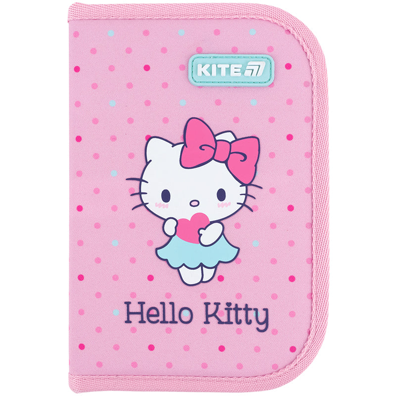 Пенал без наповнення Kite Hello Kitty HK26-622, 1 відділення, 2 відвороти