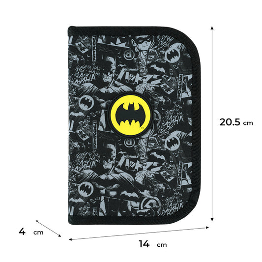Пенал без наповнення Kite DC Comics DC26-622, 1 відділення, 2 відвороти