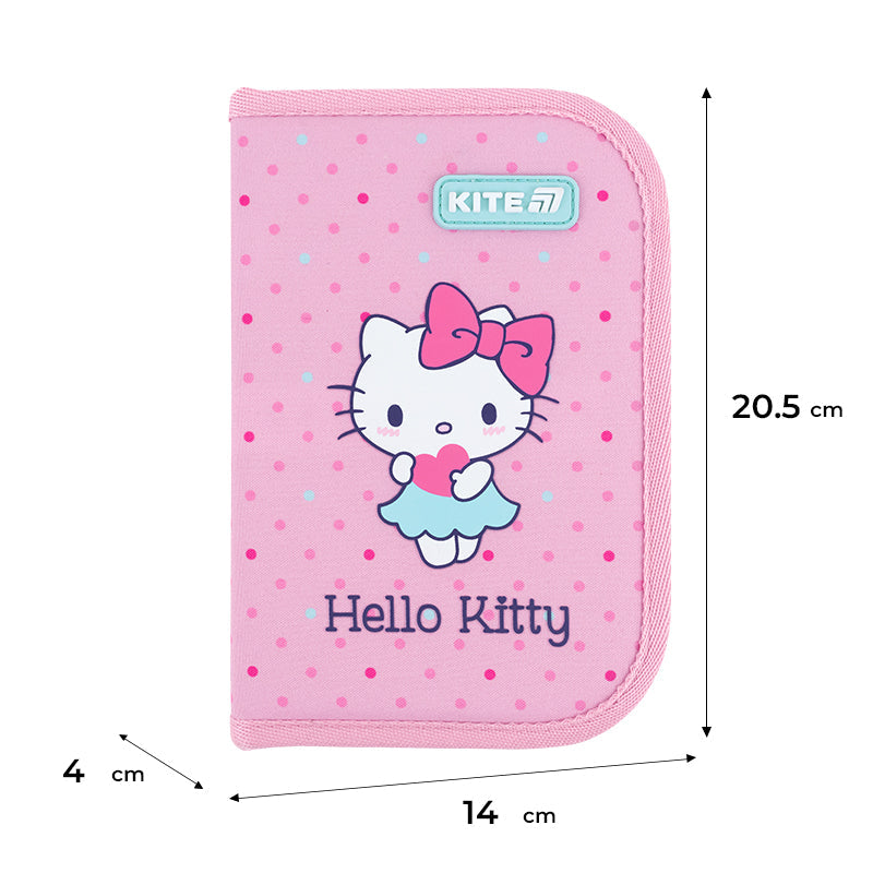 Пенал з наповненням Kite Hello Kitty HK26-622H, 1 відділення, 2 відвороти