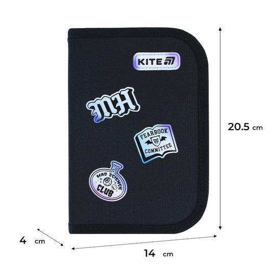 Пенал з наповненням Kite Monster High MH26-622H, 1 відділення, 2 відвороти