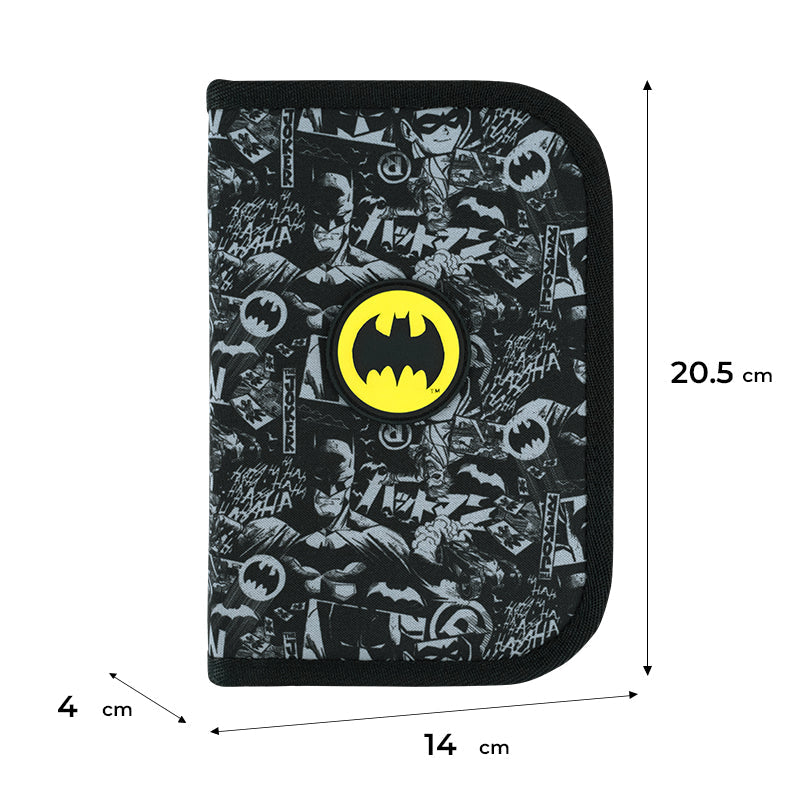 Пенал з наповненням Kite DC Comics DC26-622H, 1 відділення, 2 відвороти