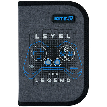 Пенал з наповненням Kite Level UP K26-622H-6, 1 відділення, 2 відвороти